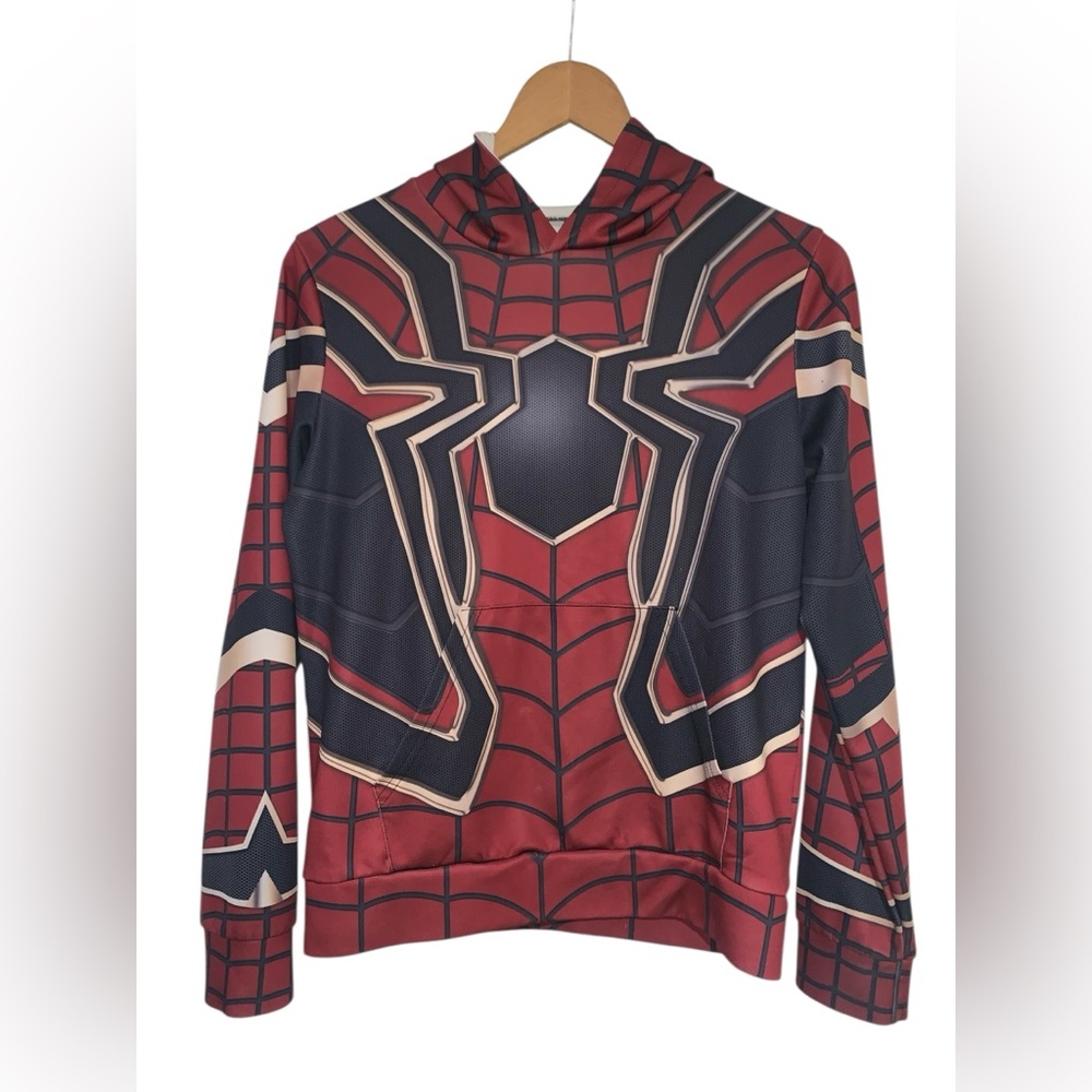 Spiderman - Boys Hoodie Sweatshirt Size L